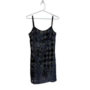 Spaghetti & Co. Blue Spaghetti Strap Mini Dress Size 7‎